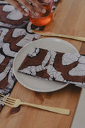 Kandyan heritage brown Napkin set (4no's)