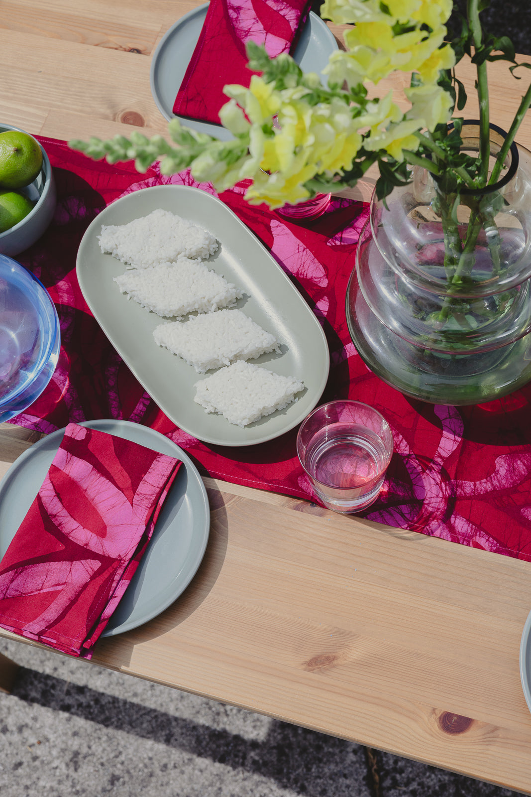 Biriyani mal Regal red - Table runner