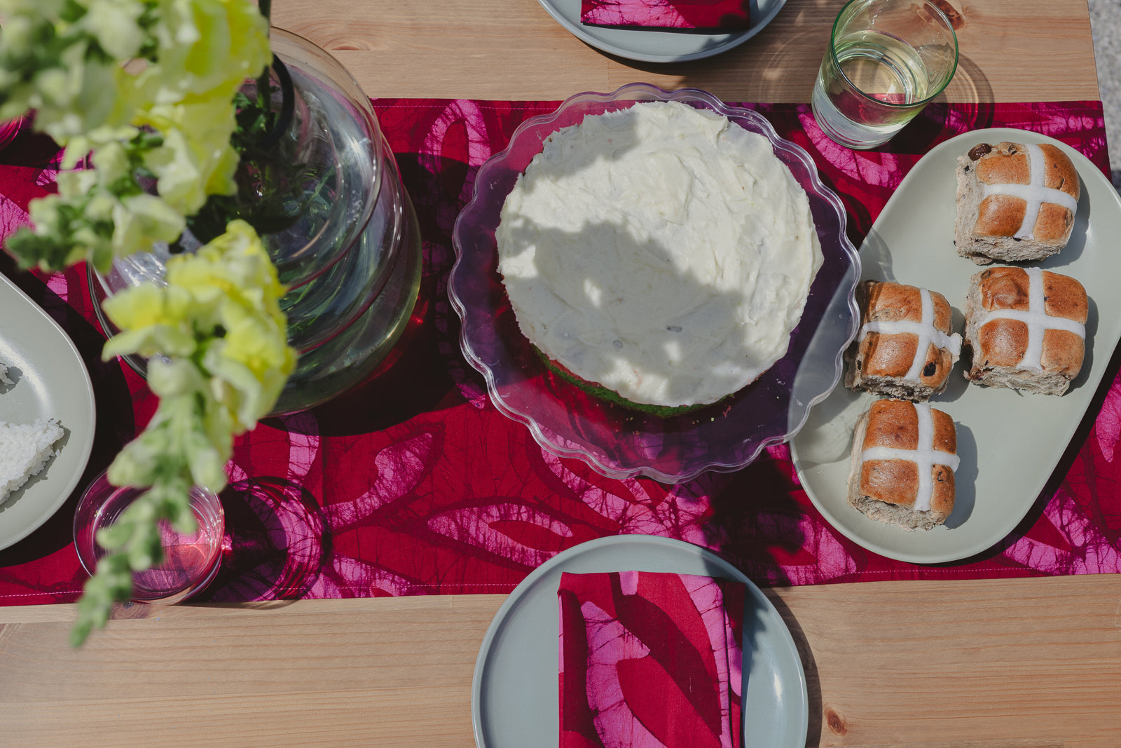 Biriyani mal Regal red - Table runner