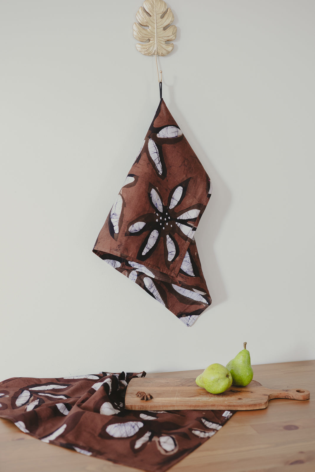 Biriyani mal spiced brown Tea towel set (2nos')