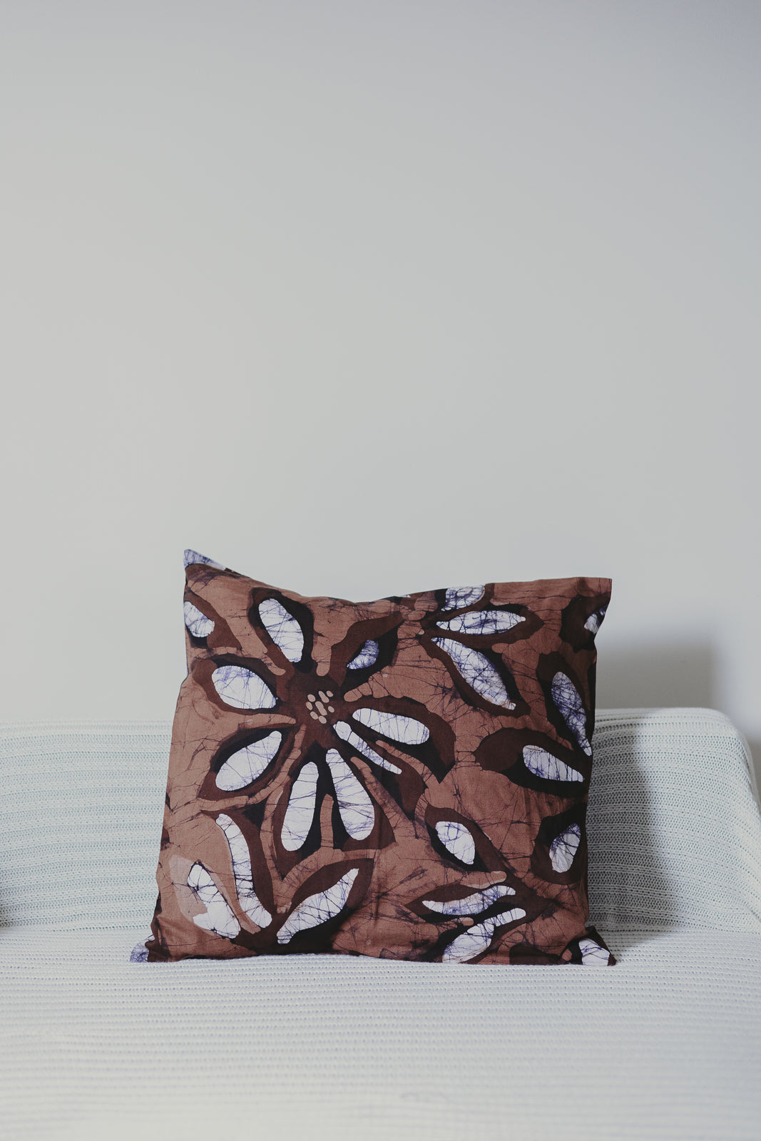 Biriyani Mal spiced brown cushion cover
