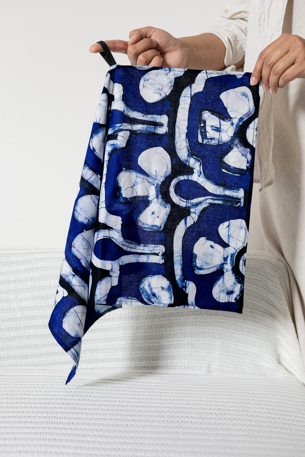 Kandyan Royal Blue - Tea towel set (2no's)