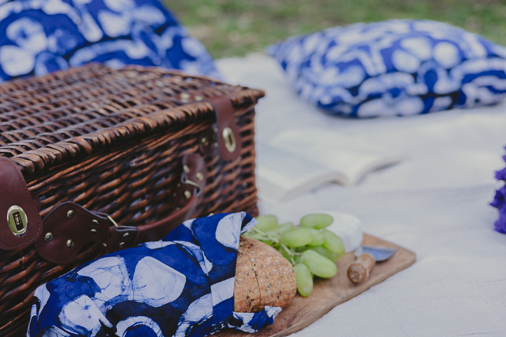 Kandyan Royal Blue - Tea towel set (2no's)